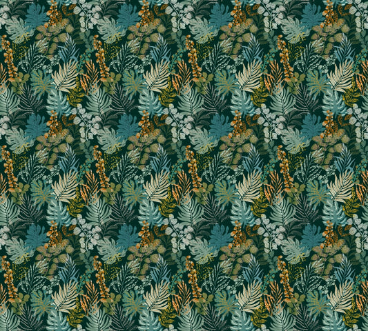 Whispering Foliage Nightfall Wallpaper