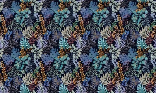 Jungle Night Symphony Wallpaper
