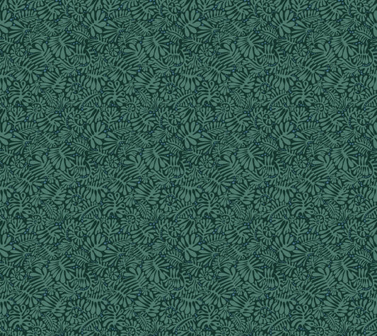 Smaragd Matisse Laub Wallpaper