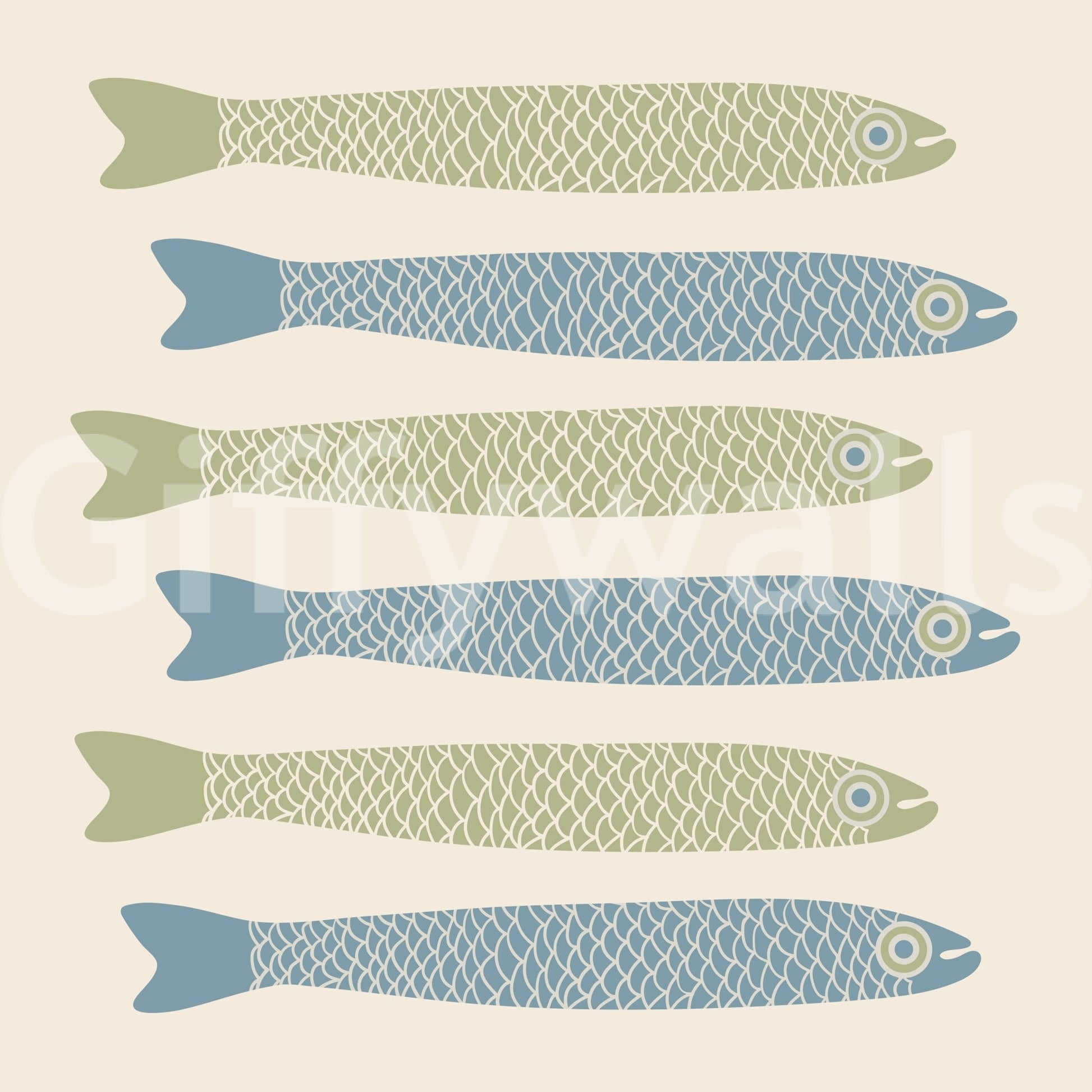 Light and airy wall wallpaper design
