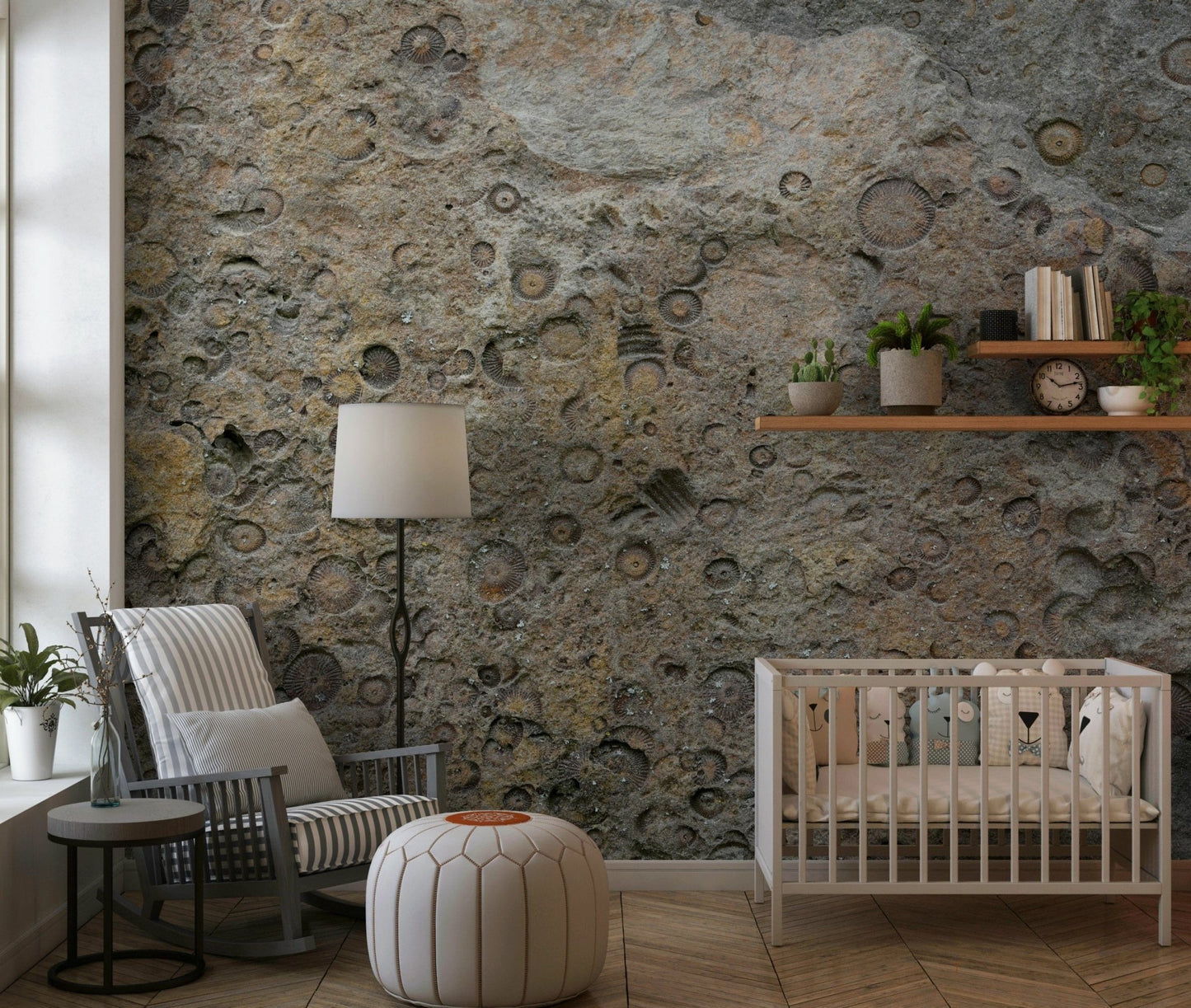 Ancient Fossil Texture Wall Mural -2566608