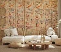 Ancient Glyphs Wall Mural