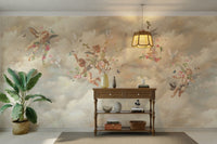Dreamy cloud pattern wall mural

