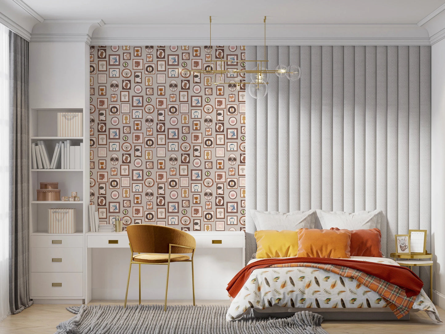 Animal Gallery Wall Wallpaper⁠