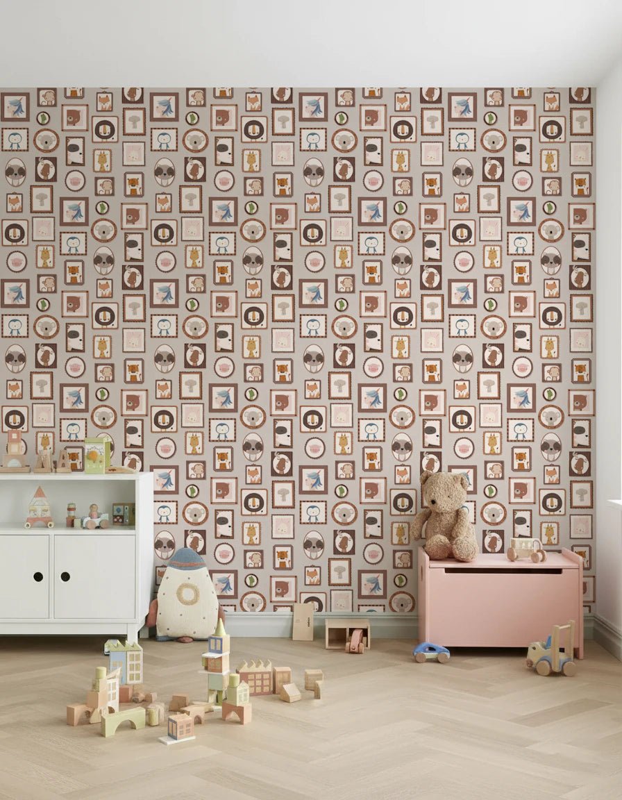 Animal Gallery Wall Wallpaper⁠