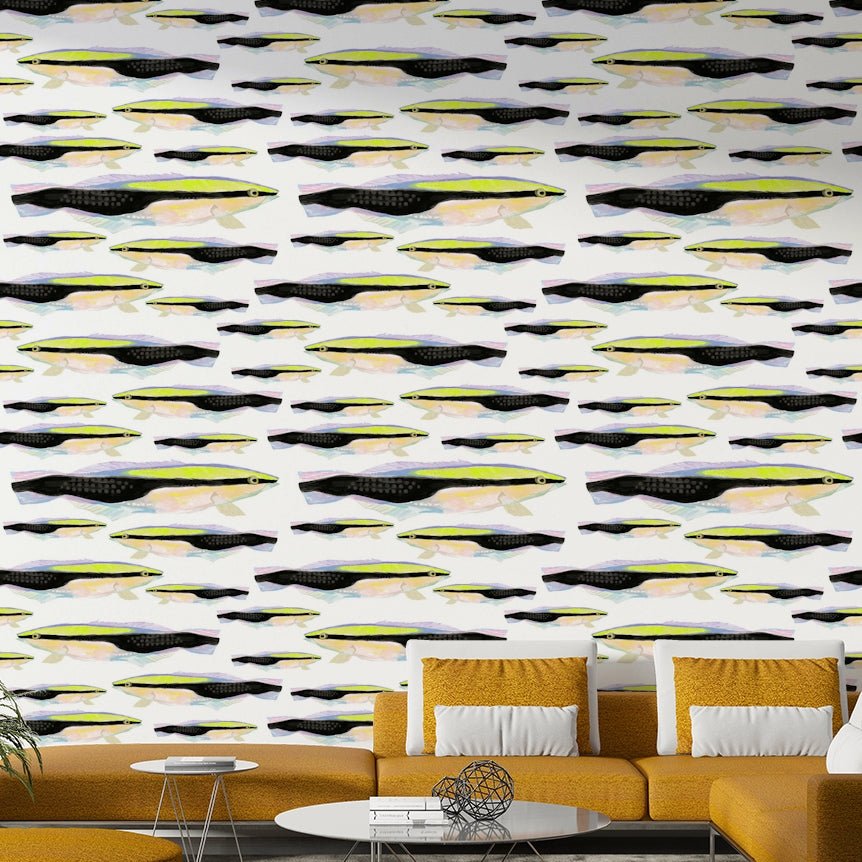 Wildlife-themed Animalia v2 wallpaper for living rooms

