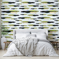 Modern animal print wallpaper – Animalia v2 style

