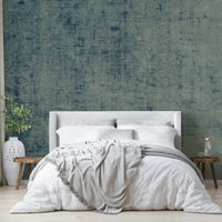 Rustic denim fabric wallpaper design
