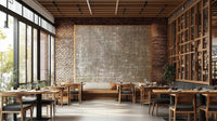 Soft rustic wall backdrop
