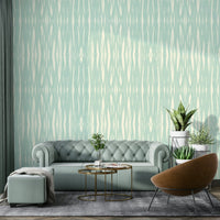 Relaxing Aqua Flow wallpaper for serene home spaces

