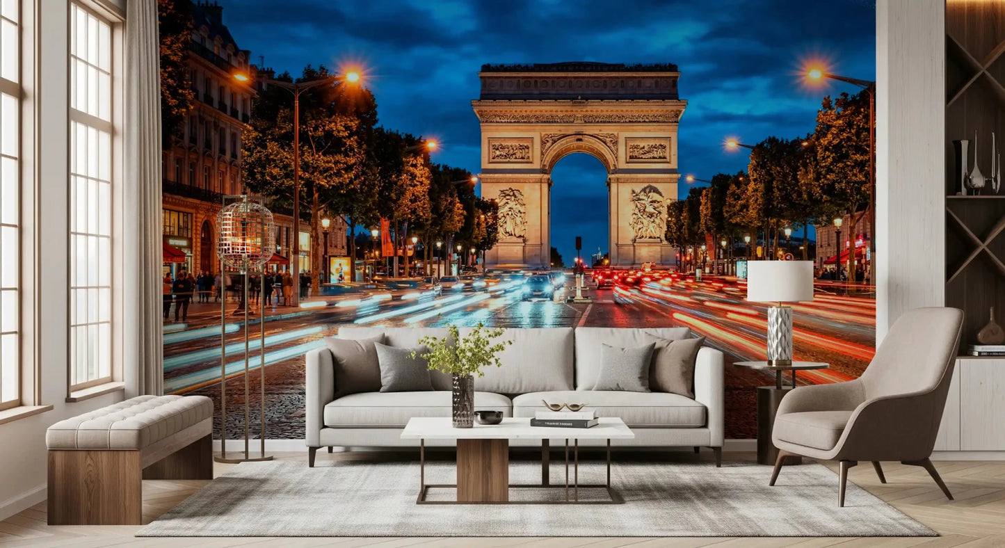 Mural de pared Arco del Triunfo: Fiebre del atardecer