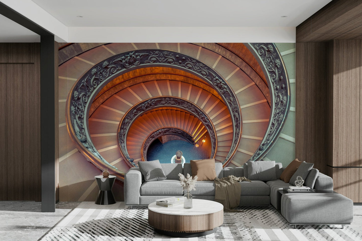 Elegant structure mural wallpaper

