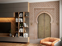 Sense of depth, elegance, and inviting entry.

