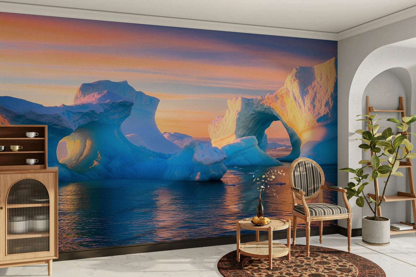 View of friendly shapes and a playful pattern

