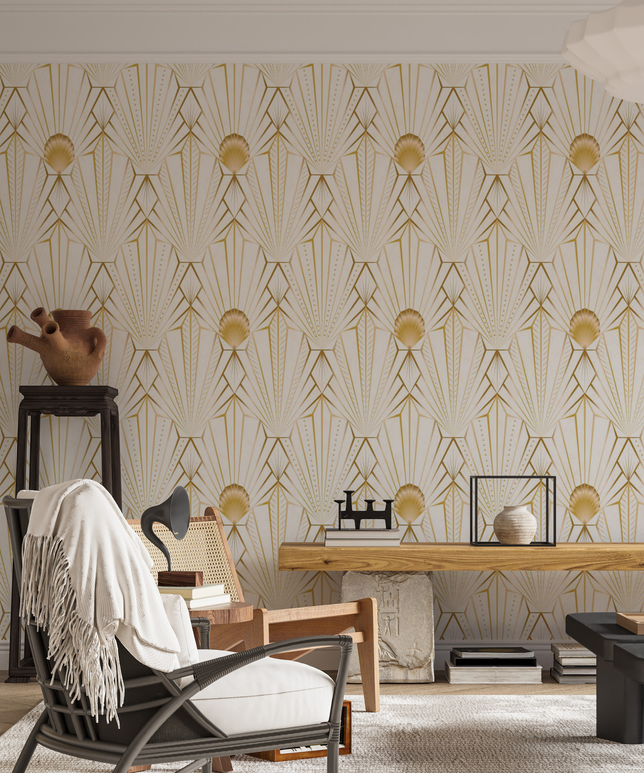 Art Deco Gold Radiance - De nye tyverne