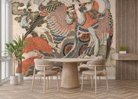 Ethereal angel artwork for mural wallpapers
