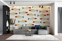 Modern Asperum mural with rugged, earthy appeal

