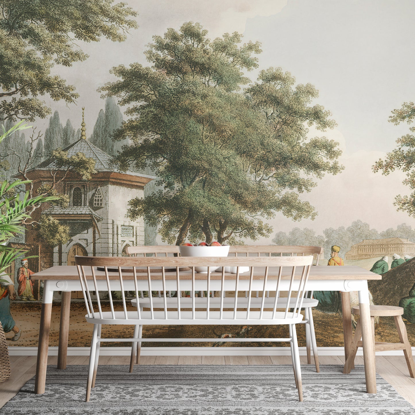 Atavistic Town Wallpaper Mural - Giffywalls