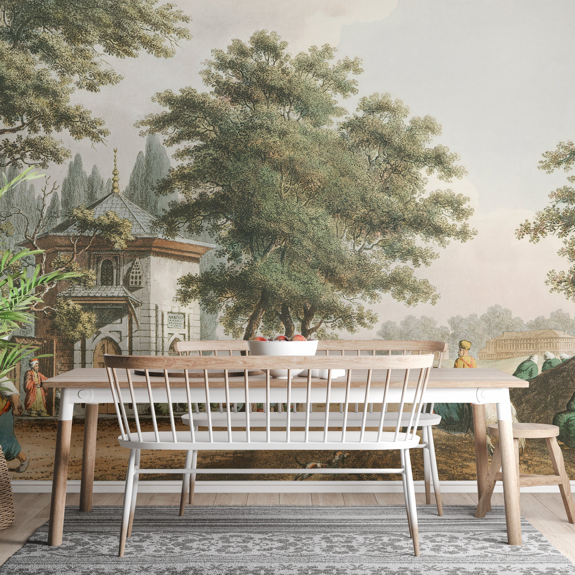 Atavistic Town Wallpaper Mural - Giffywalls