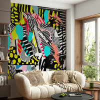 A contemplative subtle abstract wallpaper mural for a feature wall.


