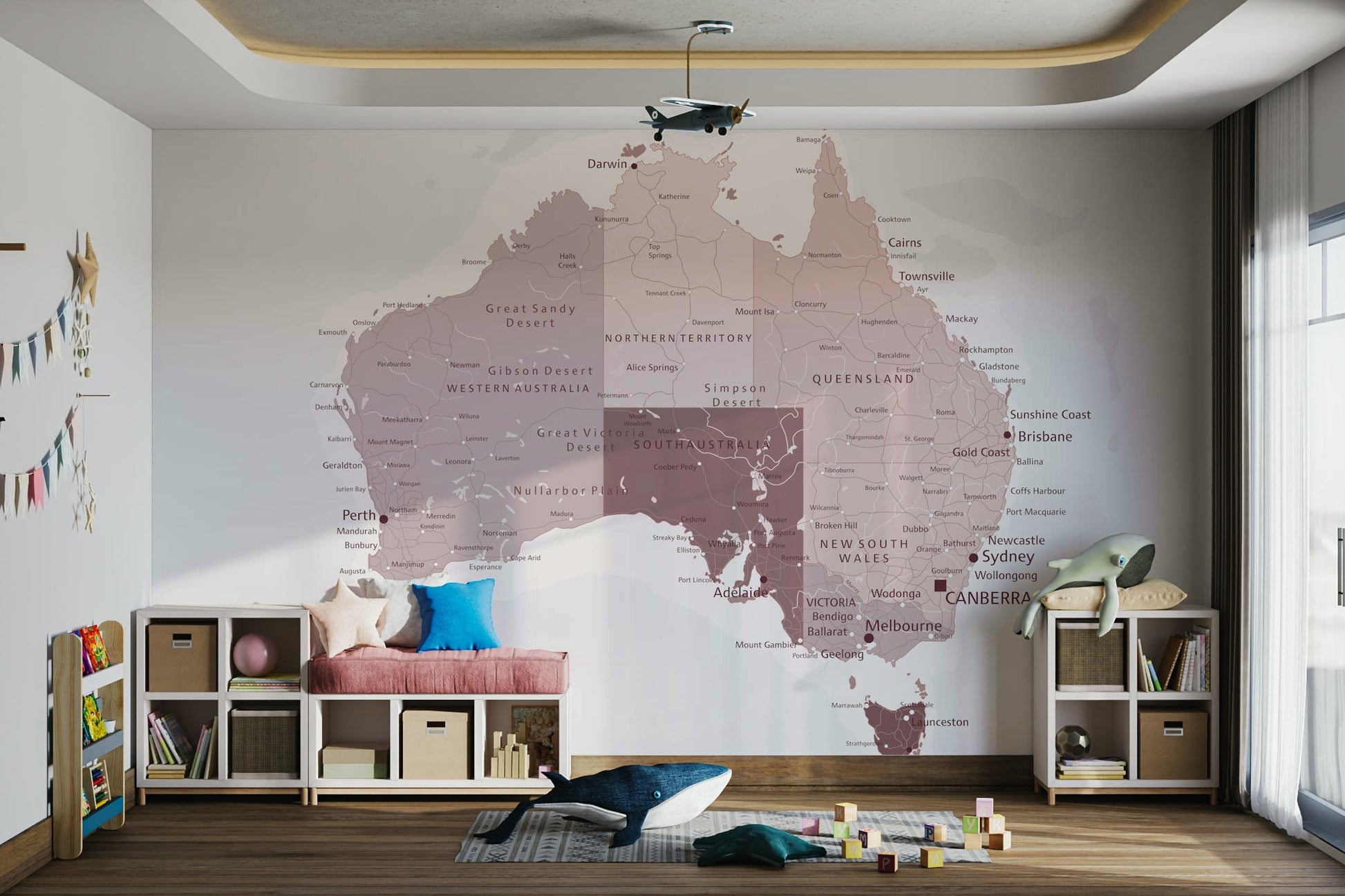 The feeling is one of fresh elegance.

