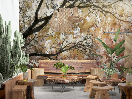 Autumnal Canopy Wall Mural -2479434