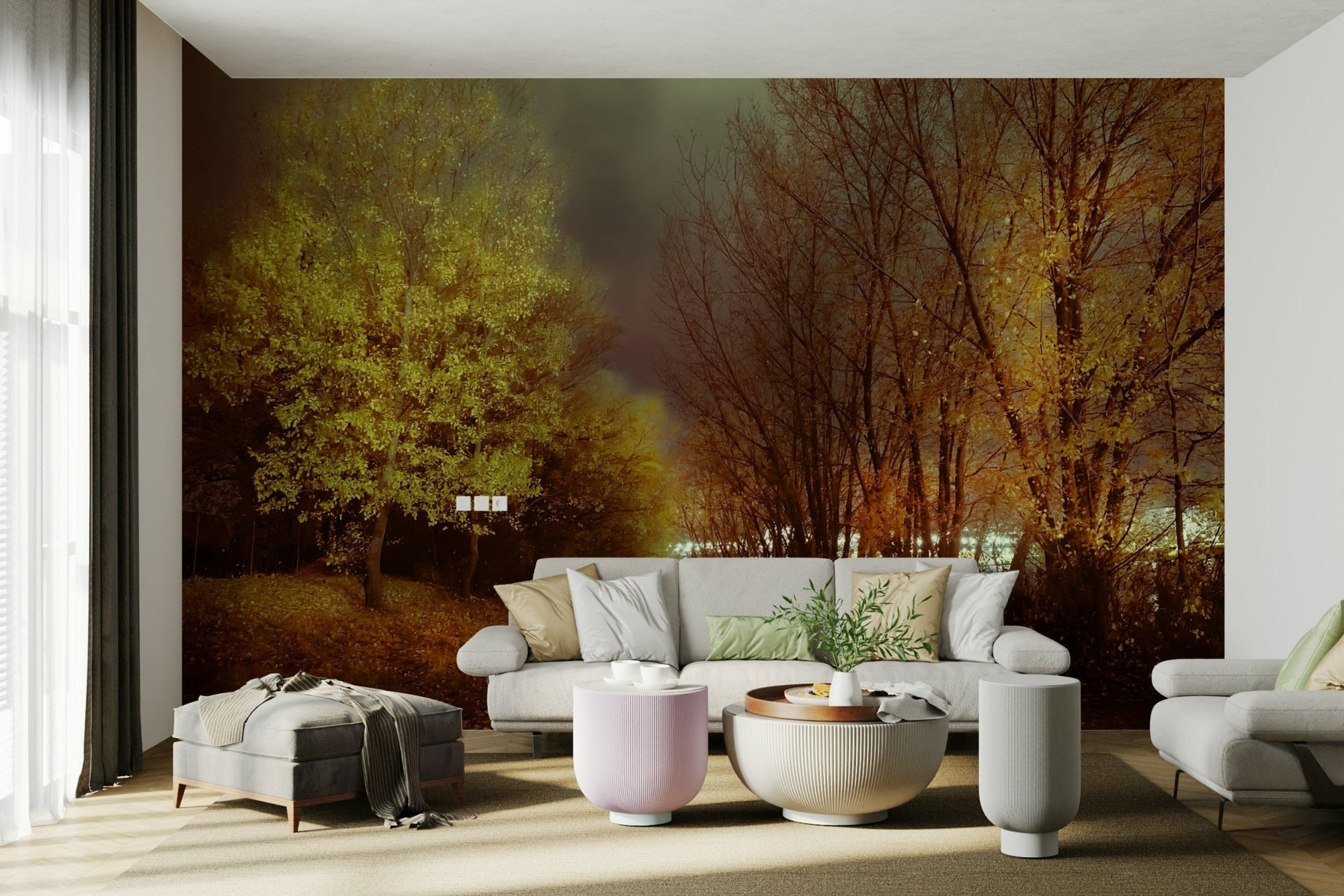 Serene and peaceful natural scene.

