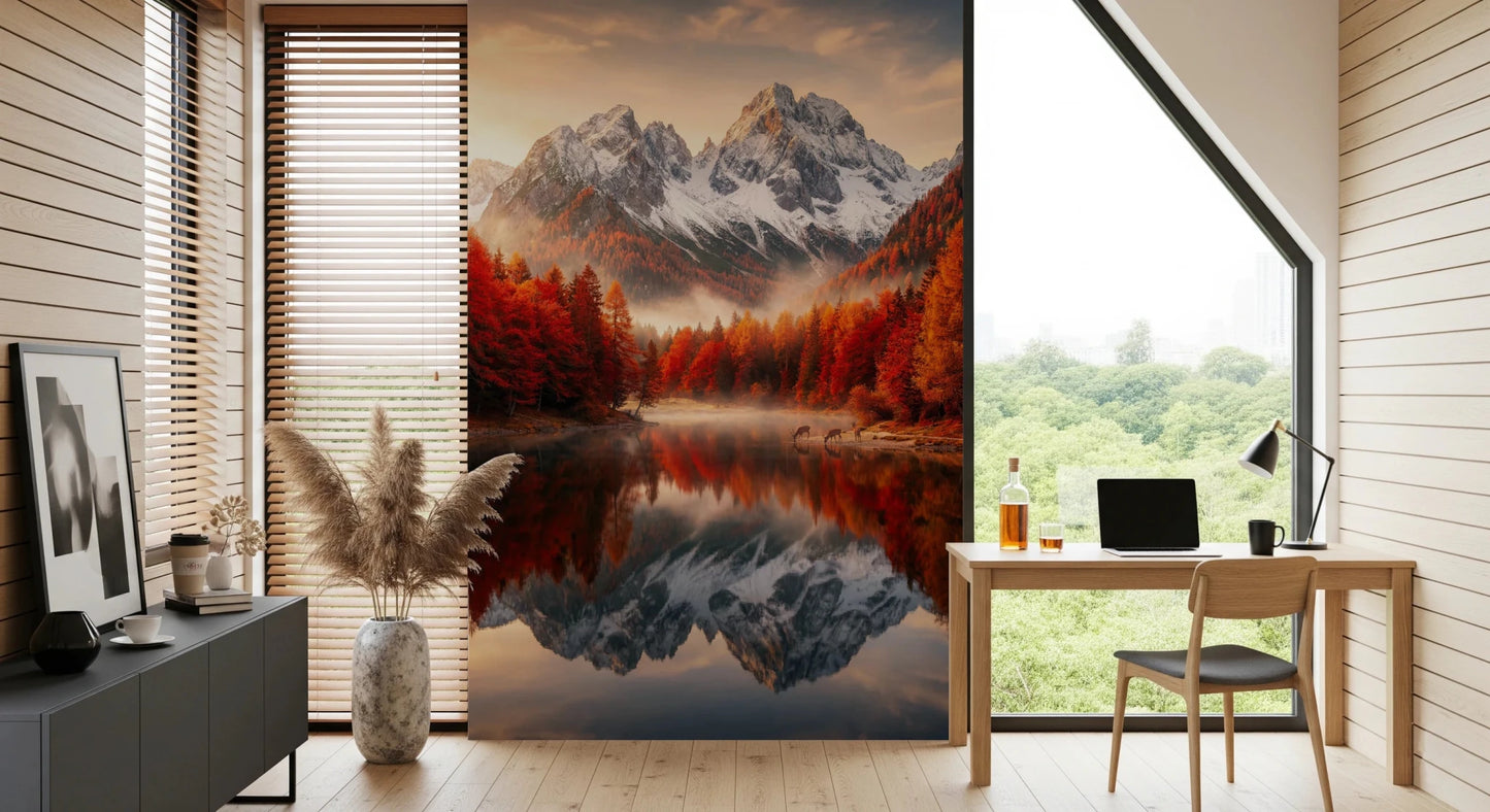 Autumn Reflections Wall Mural