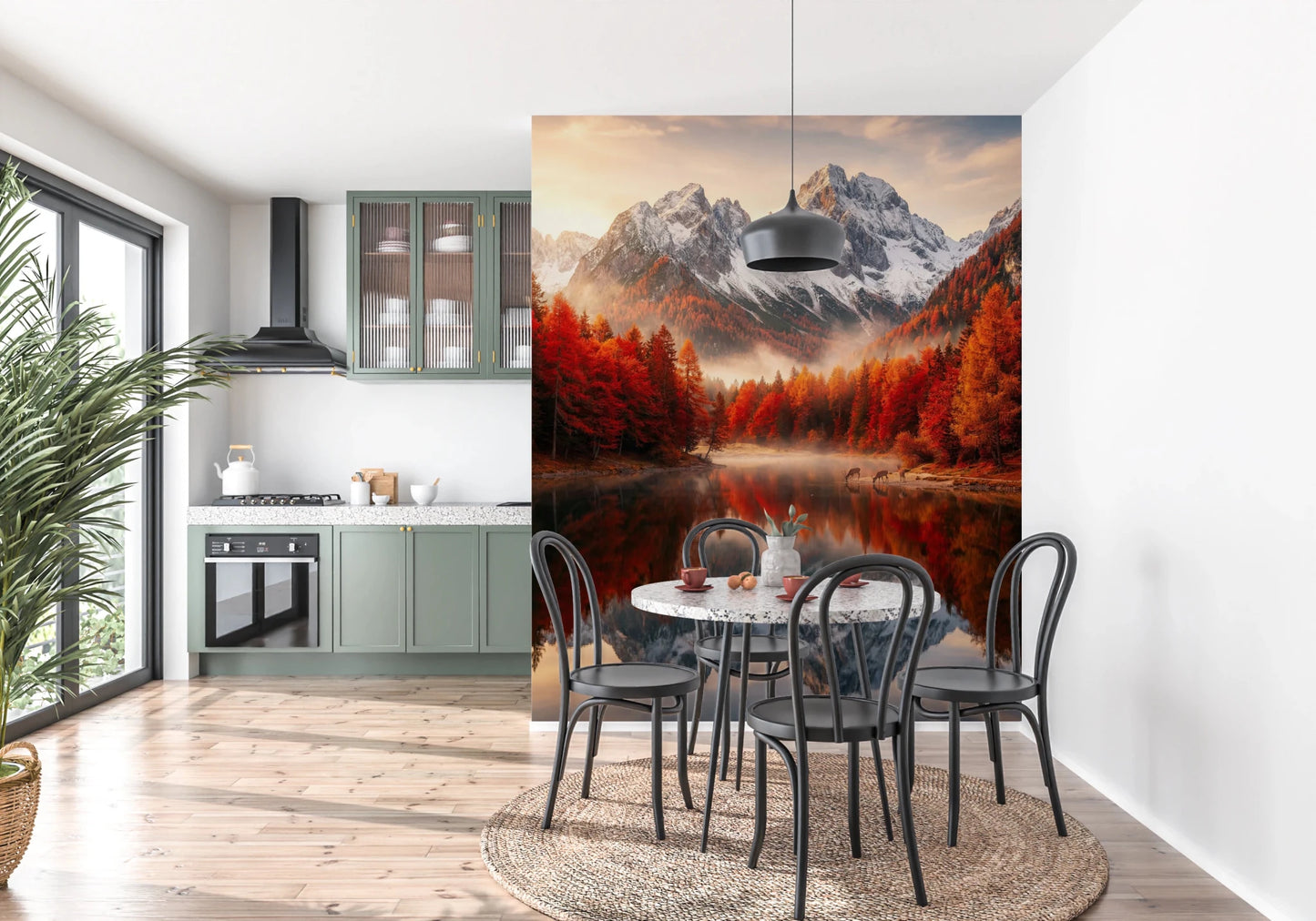 Autumn Reflections Wall Mural