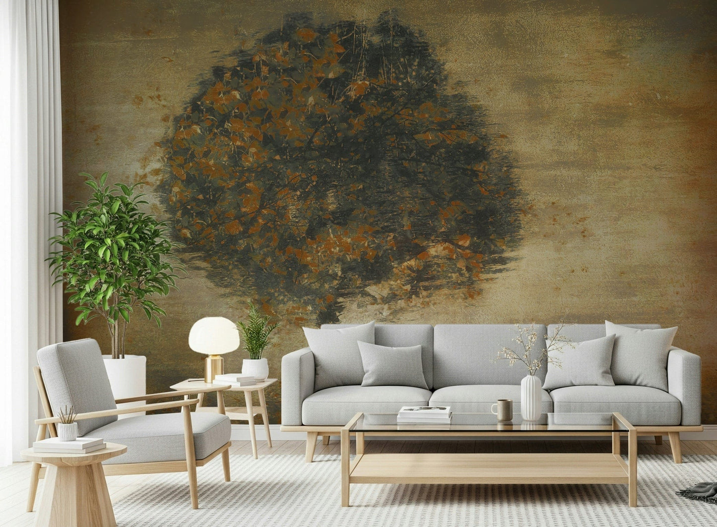 Autumnal Solitude Wall Mural -1433210