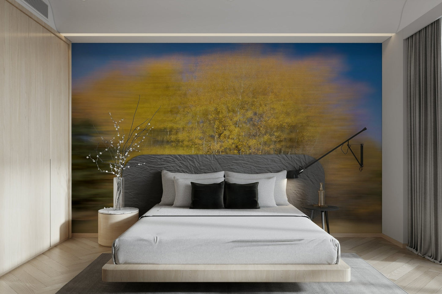 The high-quality art print has a painterly, impressionistic feel.

