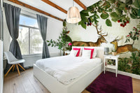 Cozy wallpaper with fall leaves

