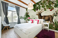 Nature-inspired mural wallpaper

