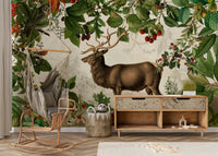 Autumnal Enchantment mural wallpaper

