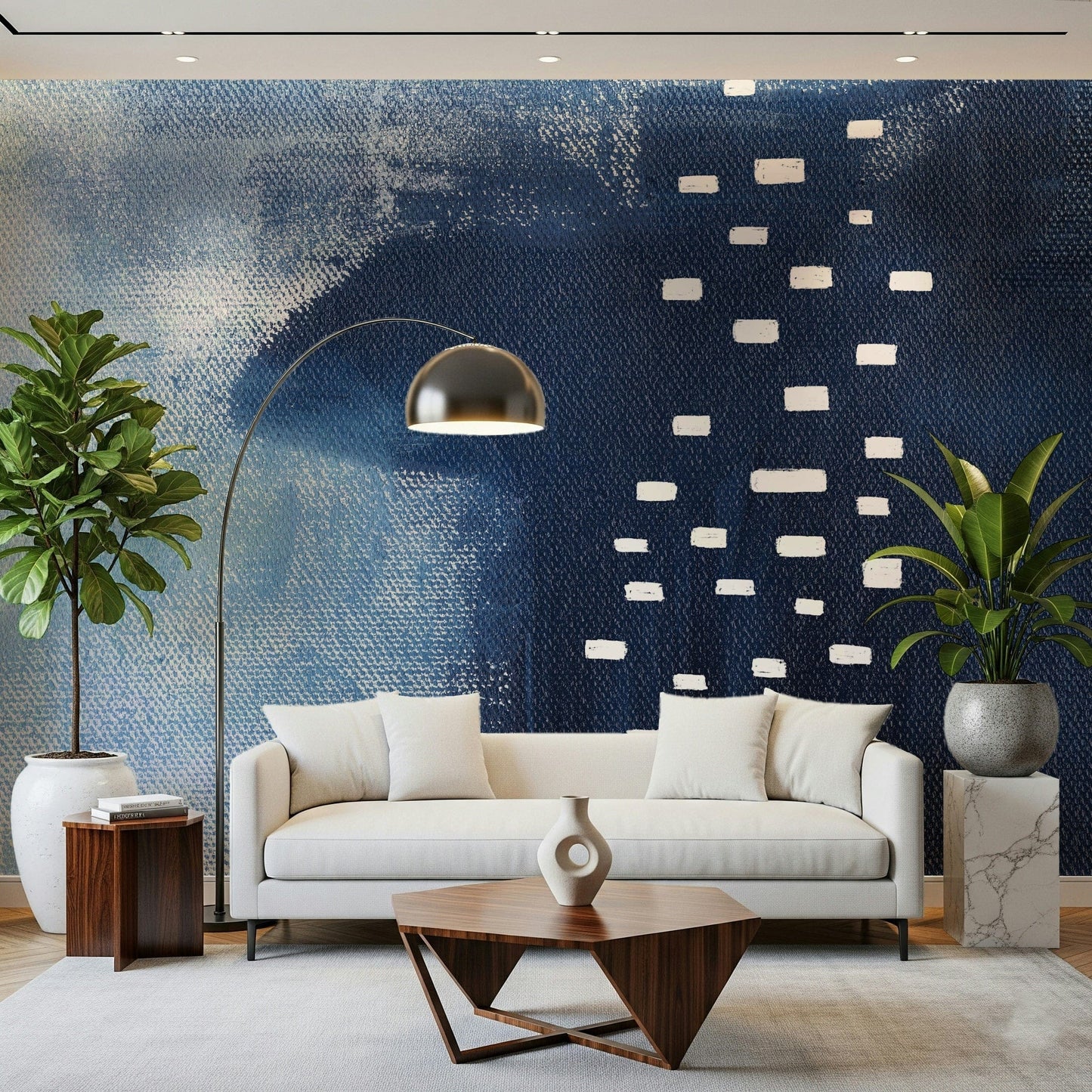 A beautiful modern art wall mural of delicate texture.