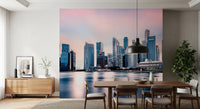 Azure Metropolis Wall Mural