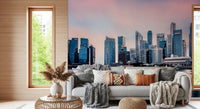 Azure Metropolis Wall Mural