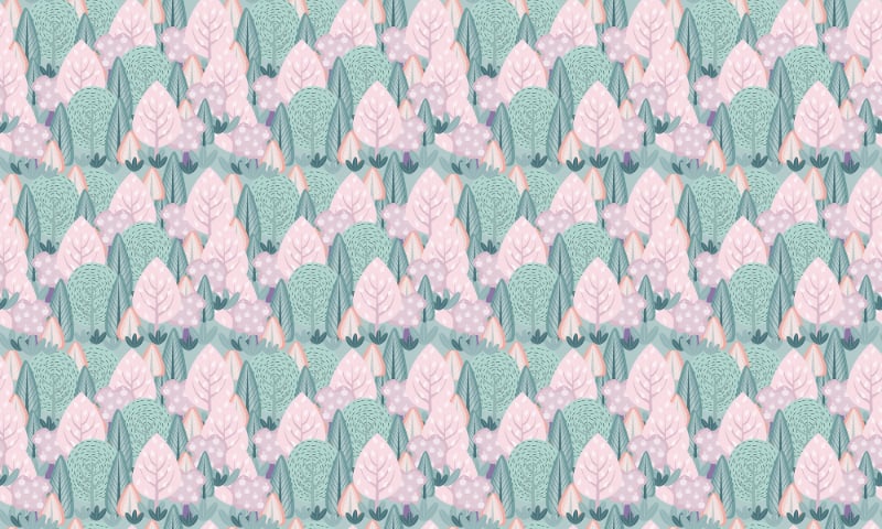 Skandynawii w stylu drzew i tapety in your room — zoomed