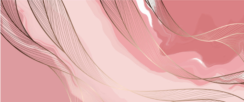 Luxuriöser rosa goldener Marmor Wallpaper Wandbilder