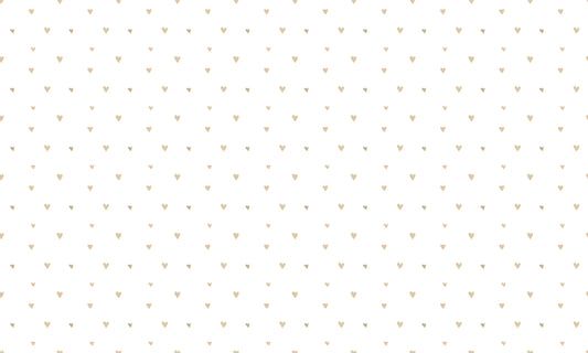 Beige Gold Color Heart Wallpaper