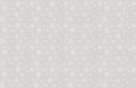 Graue Winter Schneeflocken Tapete