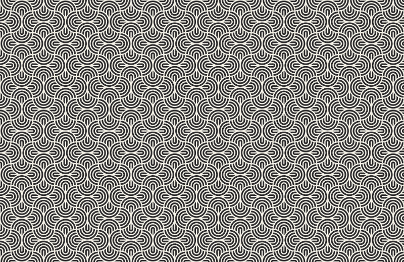 Schwarz geometrisch gestreifte Tapete