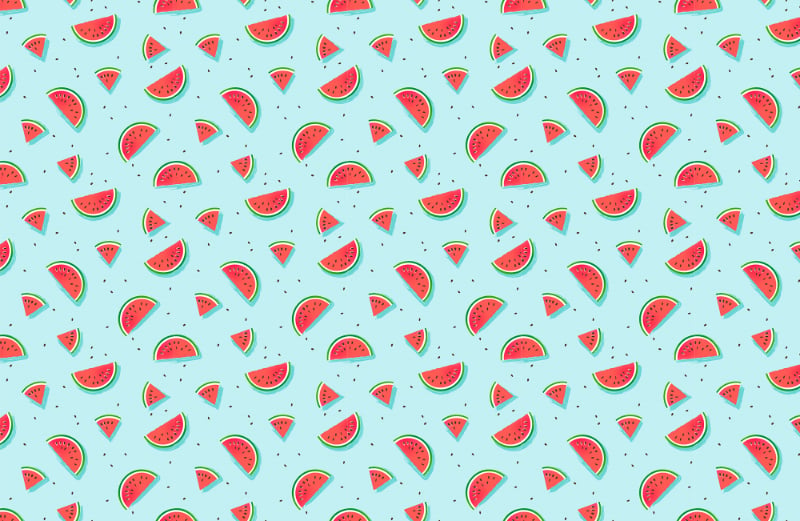 Papier peint de pastèque in your room — zoomed