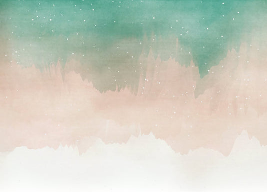 Aquarelle colorée ombre fond d'écran mural