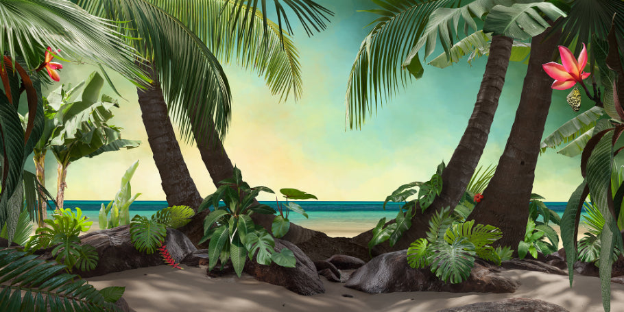 Place Lagoon View Paper Mural