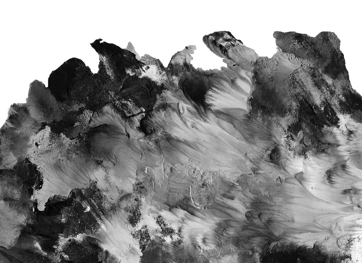 Schwarz -weißes rustikales Design Wallpaper Wandbild in your room — zoomed