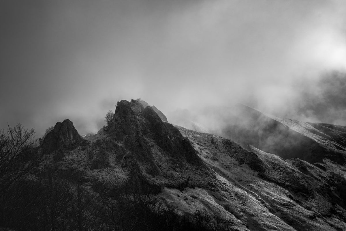 Black Mountain Background Wallpaper Mural