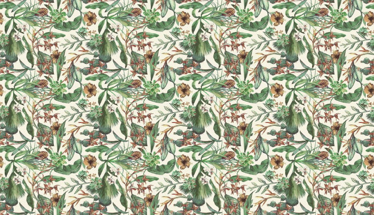 Motif transparent tropical vintage pour fond d'écran
