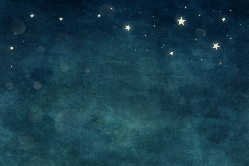 Night Sky Starry Design Blue Background Wallpaper