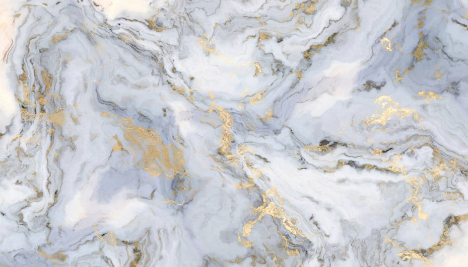 Inclusion de couleur dorée fond d'écran de fond blanc en marbre